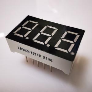 Quality LED Display Super Bright Amber 7 Segment 3 Digit 9.2mm Common Cathode for Panel Meter for sale