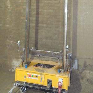 China Yellow / Silver Automatic Rendering Machine Fast Speed Wall Cement Mortar Render on sale