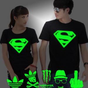 Quality hot cake flashing superman t-shirt/cotton t-shirt/ custom t-shirt with customized design for sale