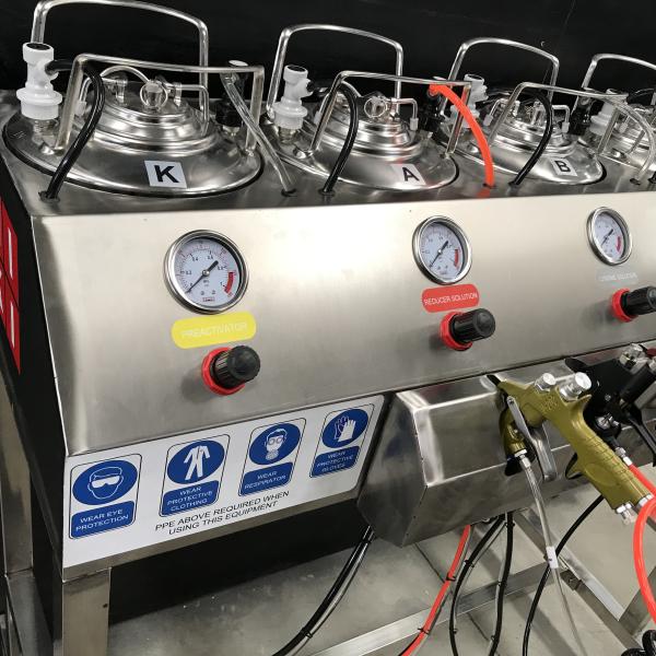 Spray on Chrome Technology and Machine