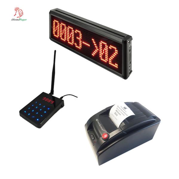 Newest wireless clinic queue management system ticket printer with number