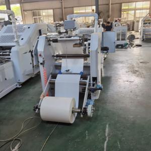 Quality HJ-200 Roll Feed Paper Bag Machine with Air Defense Coating Control#Square Bottom Paper Carry Bag Making Machine 80-200m for sale