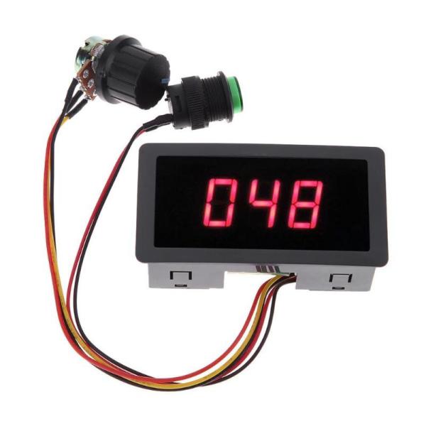 PWM DC Motor Controller 6V 12V 24V 8A Digital Display LED DC 6V-30V Motors
