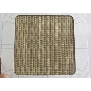 Quality OEM 100m Gold Copper Wire Mesh Screen UV REsistant for sale