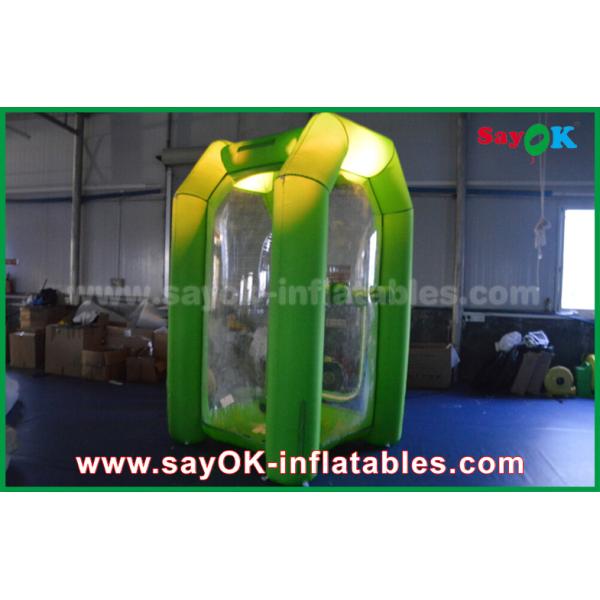 Durable Inflatable Photo Booth Money Booth Box Machine For Promotion / Advertising / Amusement