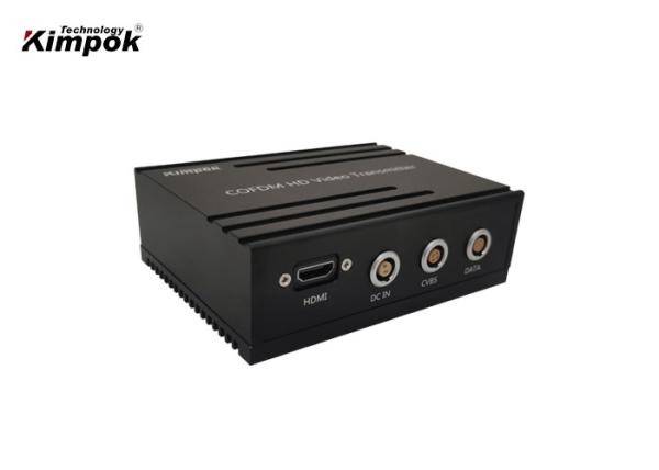 Buy 75ms Latency Wireless Data Transmitter and Receiver 200km UAV COFDM Video Sender UHF at wholesale prices