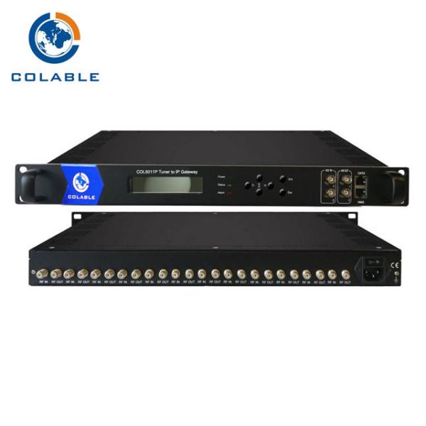Biss Descrambling DVB IP Gateway DVB S2 / S / T / T2 / C / ATSC T / ISDB T Tuner