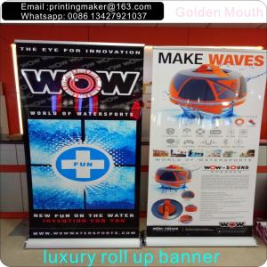 Quality Scrolling Retractable Trade Show Banner For Exhibition for sale