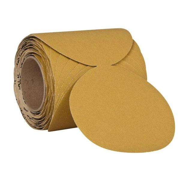 6inch car putty Sanding Discs Hook And Loop film polyester substrate green