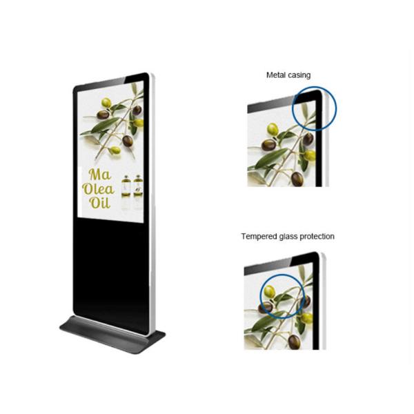 Wall mount Indoor Digital Signage Displays Video Picture Mixed Playing LCD Digital Signage Display