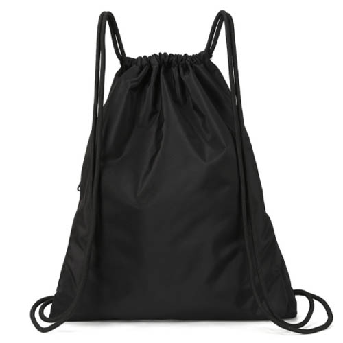 Shoulder Drawstring Bag , Sports Drawstring Backpack Bag With Zip Pocket