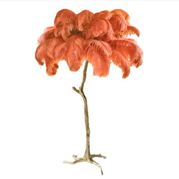 Buy Remote Control 220V Led Ostrich Feather Table Lamp at wholesale prices