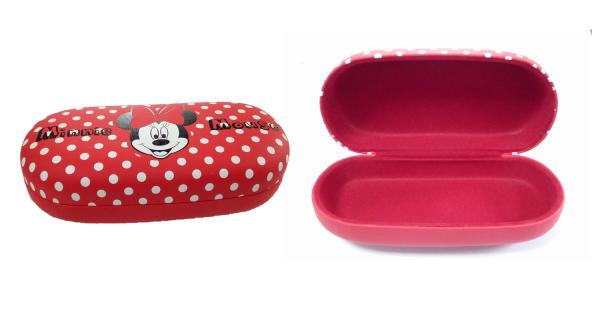 Buy Hard PU Personalised Sunglasses Case With Red Mickey Mouse Pattern at wholesale prices