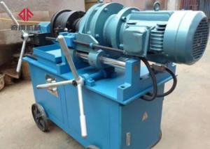 China 12-40mm Rebar Coupler Threading Machine , 40-62rpm Steel Bar Threading Machine on sale