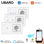 TuYa WiFi Smart Switch Socket Combination App Manual Control Smart Plug With