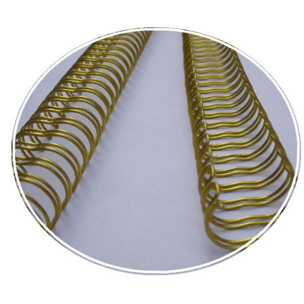 Nylon coated wire for book binding