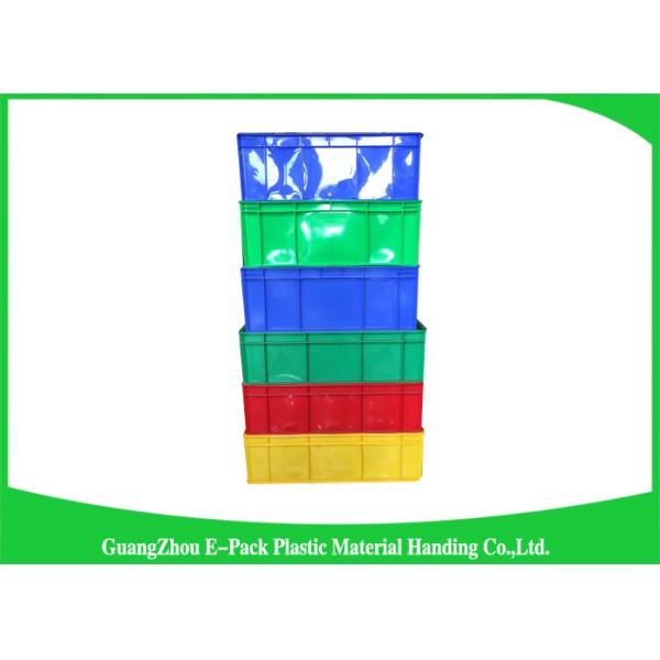 Rectangle Folding Large Plastic Storage Boxes , Big Plastic Containers Eco - Friendly