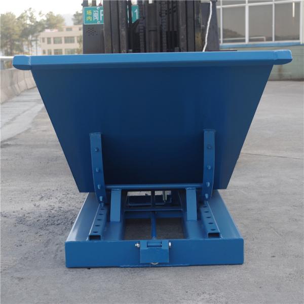ODM Logistics Machines 90 Degree Self Dumping Steel Hopper Width 900mm