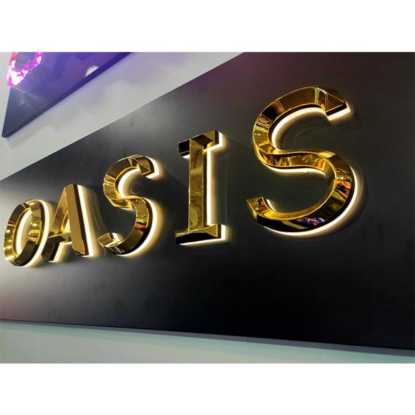 Color Custom Led Illuminated Shop Sign Letter Edge Light Outdoor Backlit Channel Letters Logo Signs Outdoor