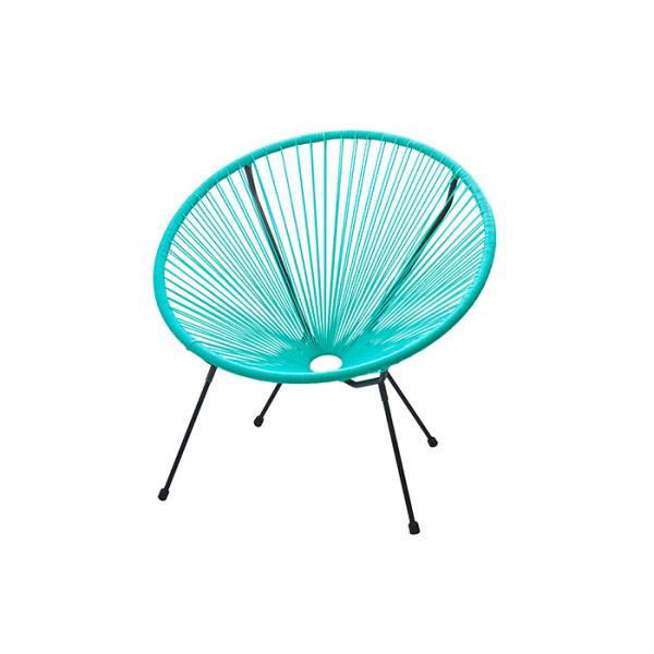 High Density Weaving Garden Rattan Chair , Stackable Rattan Patio Chairs