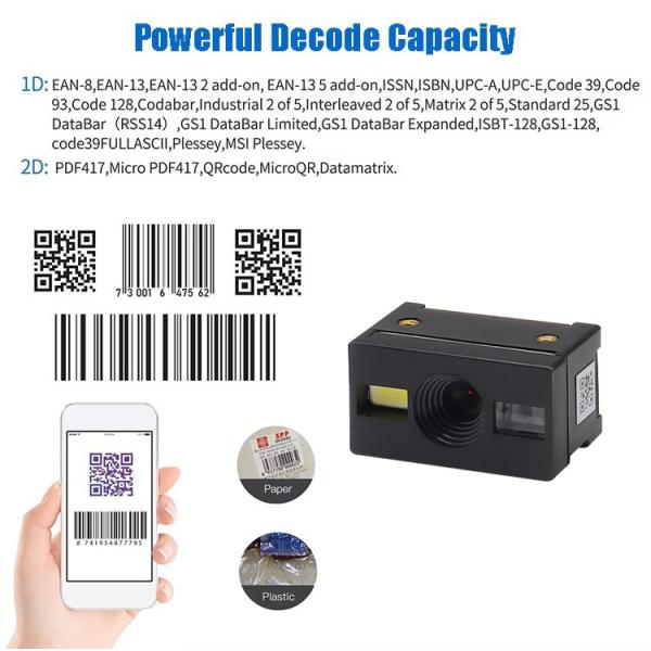 Small Barcode Scanner Module Customized QR Code Scanner Module With Free SDK