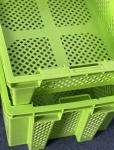 Handle PP Plastic Turnover Box Nesting Stacking Storage Nesting Crates Plastic