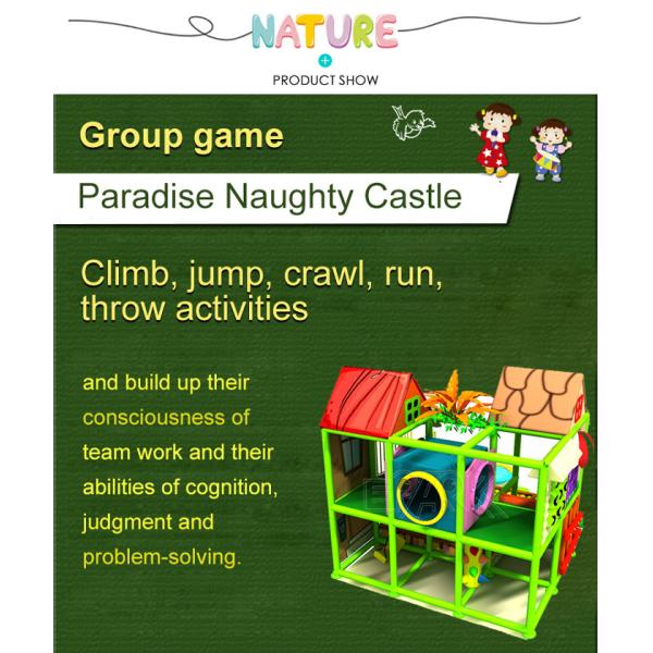 Naughty Castle Children′S Play Mazes Plastic Adventure Amusement Soft Playground