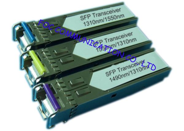 Buy Bi - Di Gigabit Ethernet Transceiver , Small Form-Factor Pluggable Optical Transceiver at wholesale prices