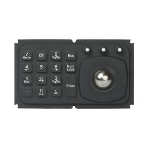 Quality Waterproof Silicone Industrial Pointing Device Ruggedized In Black for sale