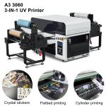 A3 Size Roll to Roll Flatbed UV Printer for Multicolor Printing on Mobile Phone