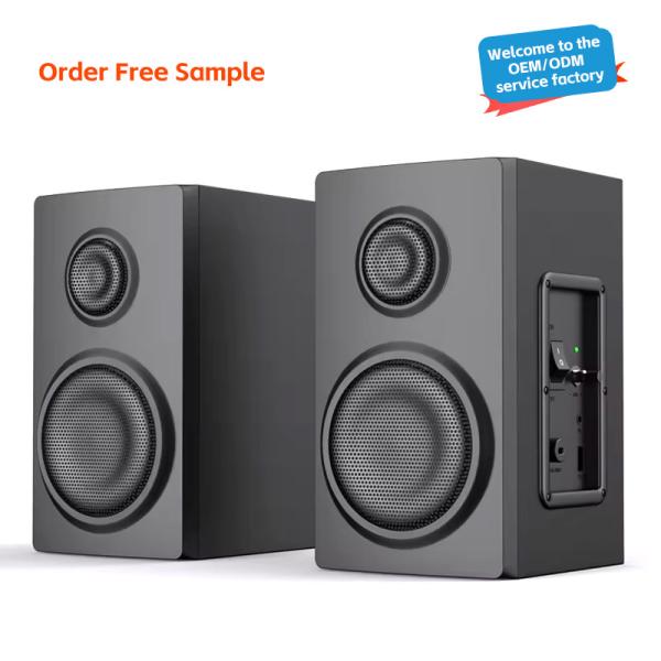Buy AC Powered Bookshelf Speaker Dual Audio Input Wired Home Bluetooth Speaker for Active Mini at wholesale prices