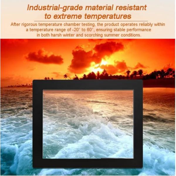 13.3 inch OEM TFT Front-mount capacitive industrial all-in-one computer screen IP65 Open Frame Embedded Touchscreen Monitor Panel Pc