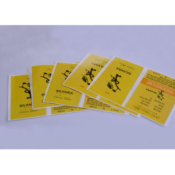 Spot UV 3d logo full color printing labels roll for wine bottle packaging customized