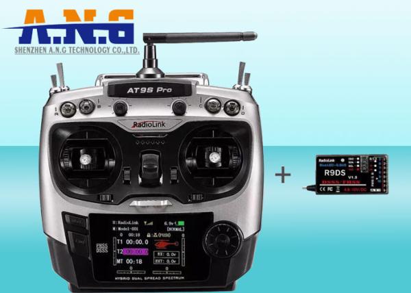 Buy AT9S PRO 10/12 Channels 2.4GHz RC Radio Transmitter and Receiver R9DS Remote Controller for Fpv Racing Drone at wholesale prices