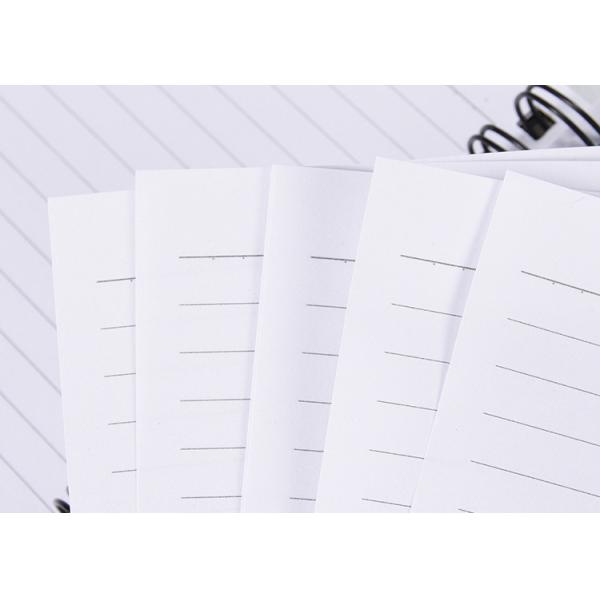 PP Plastic Hollow Out Spiral Bound Hardcover Journal Offset Paper Material With Saddle Stitch