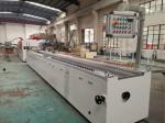 Rain Gutter PVC Sheet Extrusion Machine With Vacuum Calibration Table / Cutter