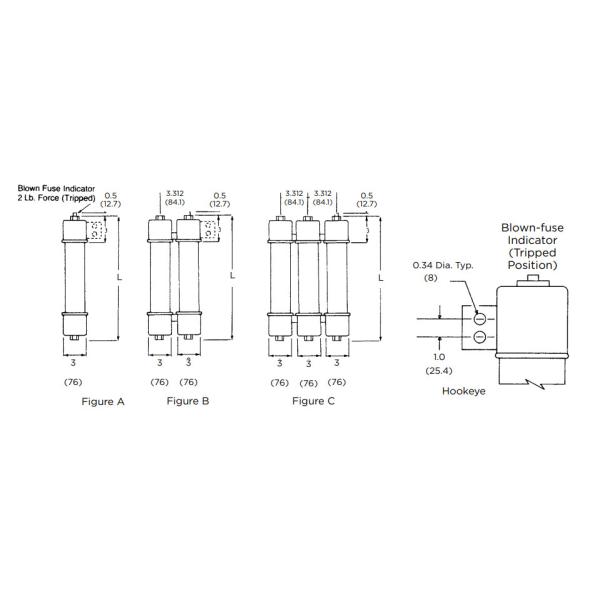 A4809R-1 A480R 4.8KV Amp-Trap FERRULE MOUNTED MEDIUM VOLTAGE FUSES for MOTOR PROTECTION A480r9R-1 A480R9R-1HE