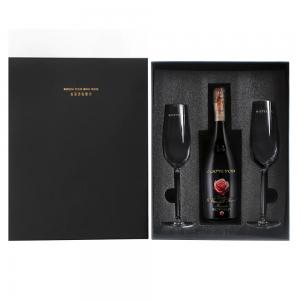 China Custom Logo Printed Champagne Flute Packaging Boxes Luxury Red Wine Glass Set Gift Box on sale