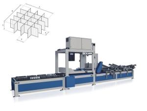 Automatic Partition Assembler Machine, Clapboard Assembling Machine, by slotted corrugated cardboard sheets