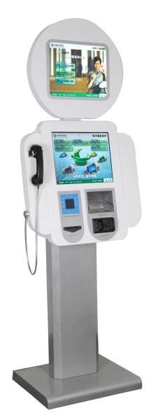 Buy Bar-code Scanner and Fingerprint Reader Multimedia Kiosk for Internet / Information Access at wholesale prices