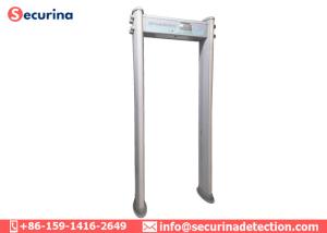 Quality Multi Detecting Zones Pass Through Metal Detector 100 Frequency With 2 LED Light Bars for sale