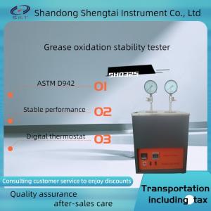 Quality Semi automatic lubricating grease oxidation stability testerSH0325 manual oxygenation, visual observation for sale