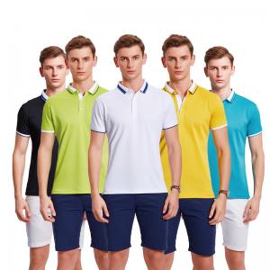 Quality Flyita Sport Tee Shirt Breathable Quick Dry Golf Polo Shirts For Men for sale