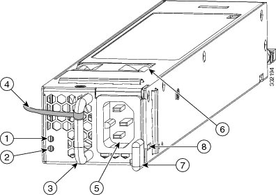 C4KX-PWR-750AC-R Catalyst 4500X 750W AC Power Supply Front To Back Cooling