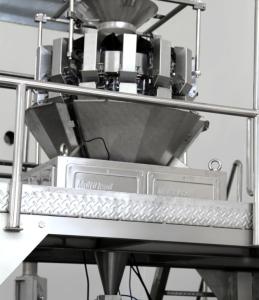 Multi Function Stand Up Bag Filling Machine , Low Noise Rotary Pouch Packing Machine