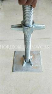 Quality SGS Scaffold Screw Jack Base With Galvanized Surface For Ringlock Systems for sale