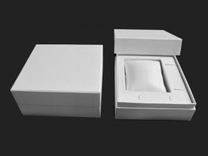 China White Fancy Paper Watch and Gift Box Set on sale