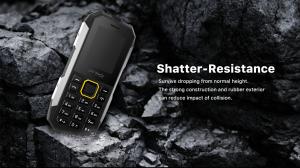 Quality Waterproof Unlocked GSM Mobile Phones Shockproof 2.0 Inch Screen For Senior Old People for sale
