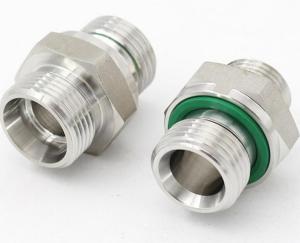 China Pipe Lines Connect Galvanized Sheet 1CB/1dB Bsp Thread with Captive Seal Hydraulic DIN Pipe Adapter on sale