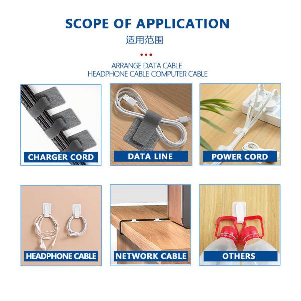 Hook and loop tape application on garment